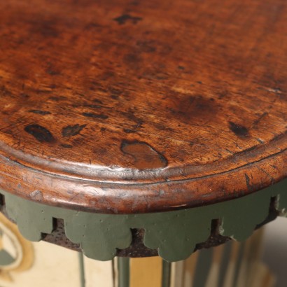 Angepasste barocke Kommode aus Bergamo, bemalte barocke Kommode