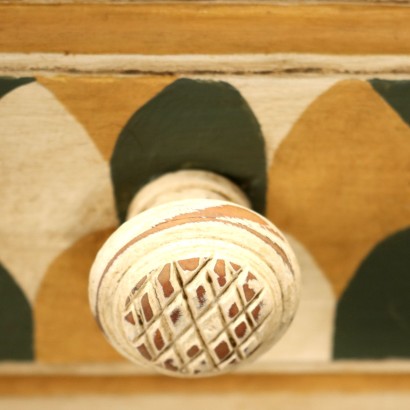 Angepasste barocke Kommode aus Bergamo, bemalte barocke Kommode