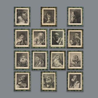 Grupo de grabados de Marco Alvise Pitteri, 1742