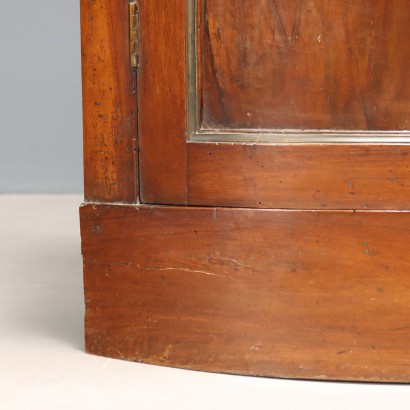 Corner Cabinet, Walnut Corner Cabinet