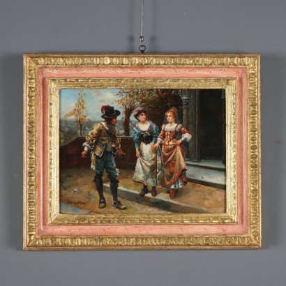 Painting by Frank Moss Bennett