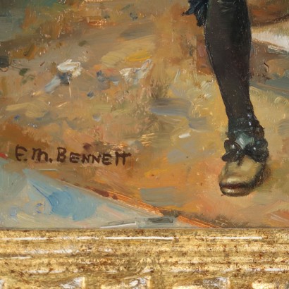 Cuadro de Frank Moss Bennett, La dama del mosquetero, Frank Moss Bennett, Frank Moss Bennett, Frank Moss Bennett