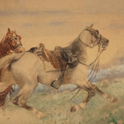 Painting by Sebastiano De Albertis, Gathering, Sebastiano De Albertis, Sebastiano De Albertis, Sebastiano De Albertis