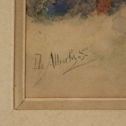 Painting by Sebastiano De Albertis, Gathering, Sebastiano De Albertis, Sebastiano De Albertis, Sebastiano De Albertis