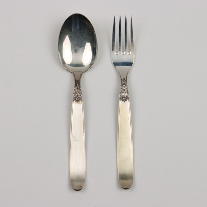 F.lli Ca Silberbesteckset