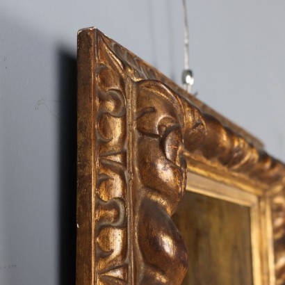 Malszene mit Großvater und Enkel