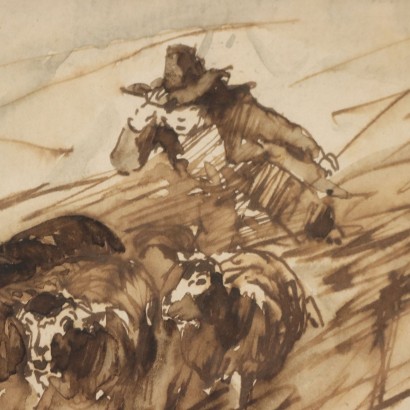 Gemälde von Filippo Palizzi, Hirte mit Schafen, Filippo Palizzi, Filippo Palizzi, Filippo Palizzi, Filippo Palizzi