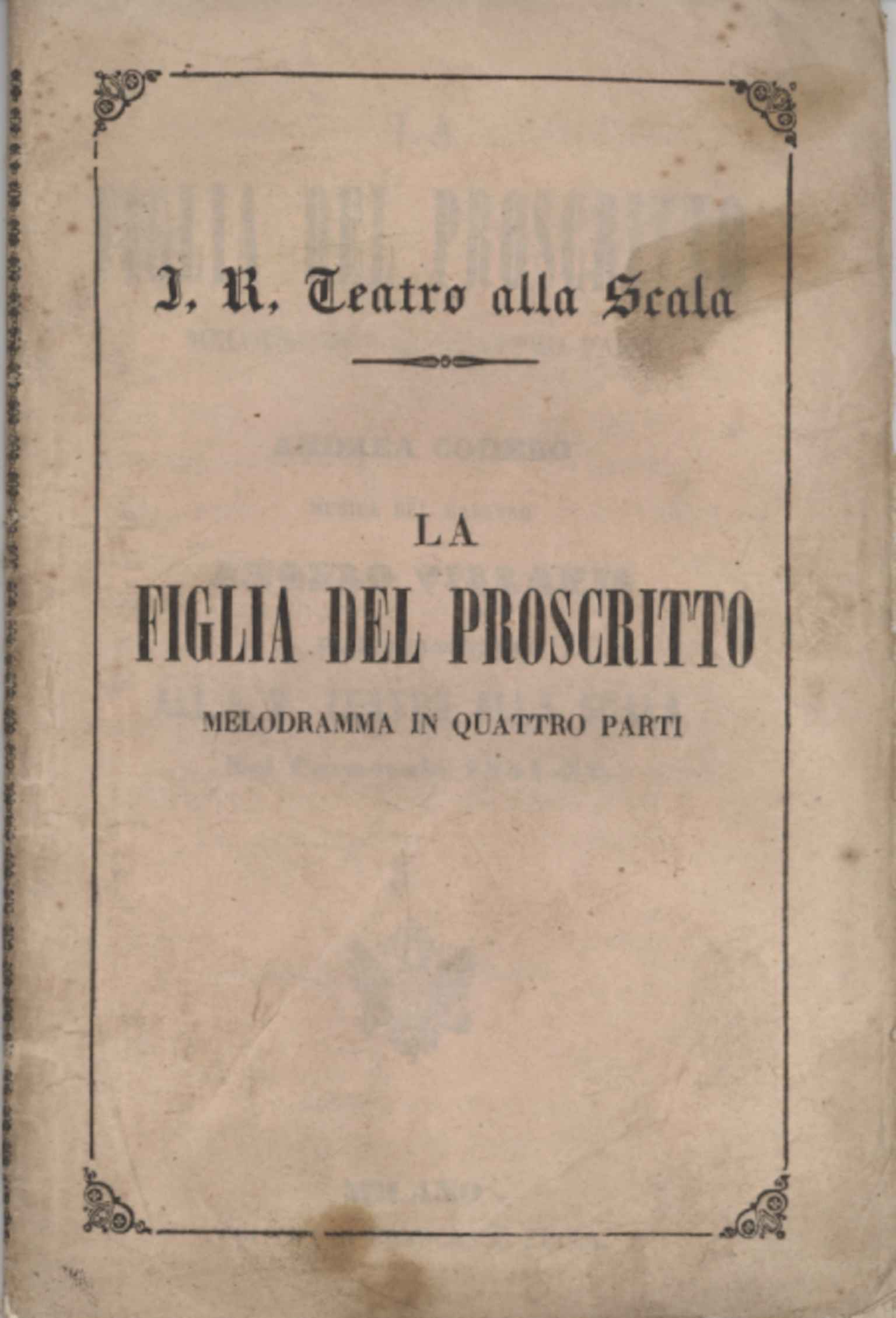 The daughter of the outlaw Melodrama in%2