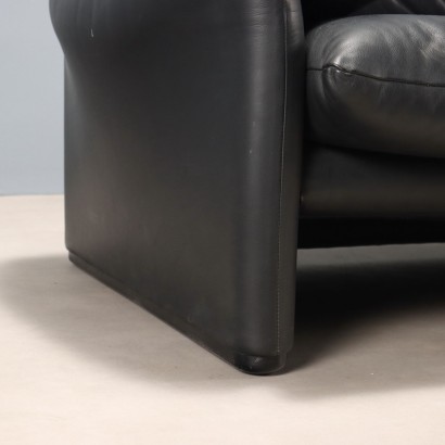 Canapé modèle 'Maralunga0apostroph,Vico Magistretti,Vico Magistretti,Vico Magistretti,Vico Magistretti,Vico Magistretti