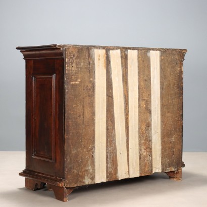 CÓMODA, Cómoda barroca de nogal