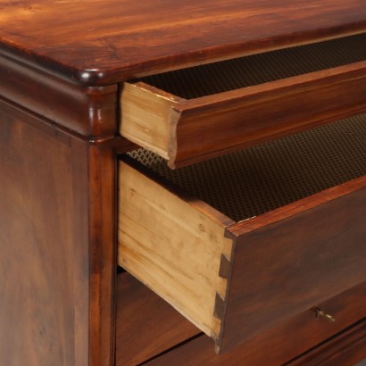 Comò,Cassettone Cappuccino in Noce