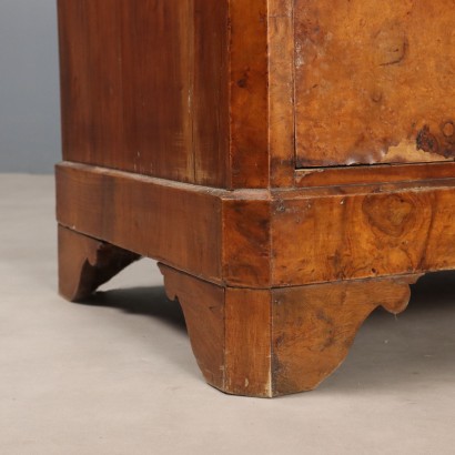 SECRETAIRE,Secretaire Biedermeier in Piuma e Radica