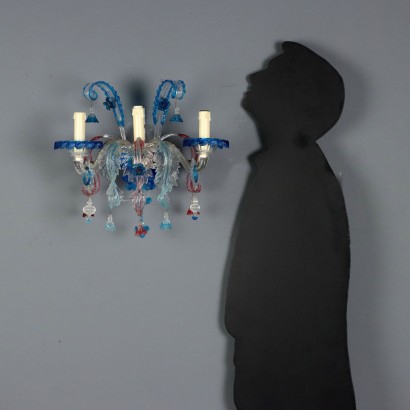 2 apliques de Murano,2 apliques de Murano