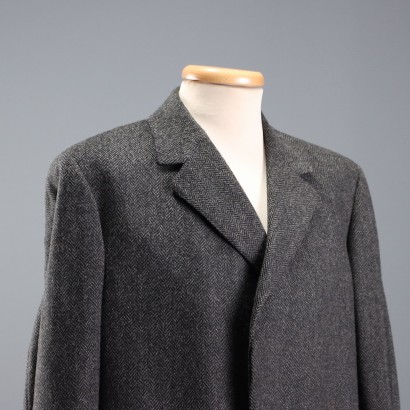 Abrigo de espiga vintage para hombre de Aquascutum