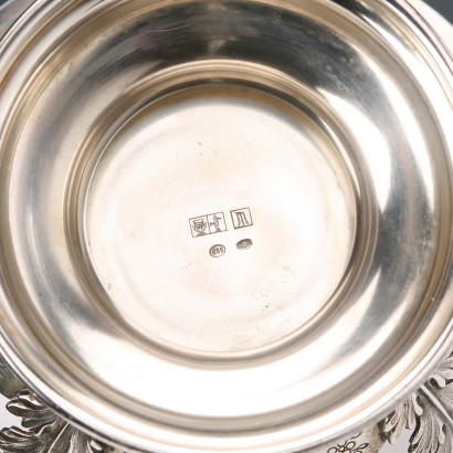 Silver sugar bowl made by Pampuri