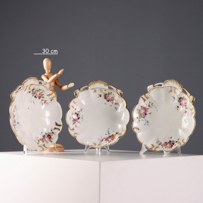 Group of Old Porcelain Saucers