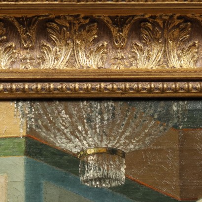 Painting of an Interior Scene at a Table