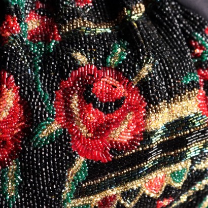 Pirovano Clutch Bag with Floral Embroidery
