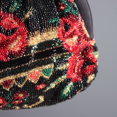 Pirovano Clutch Bag with Floral Embroidery