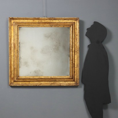 Mirror, Mirror in Molded and Gilded Wood
