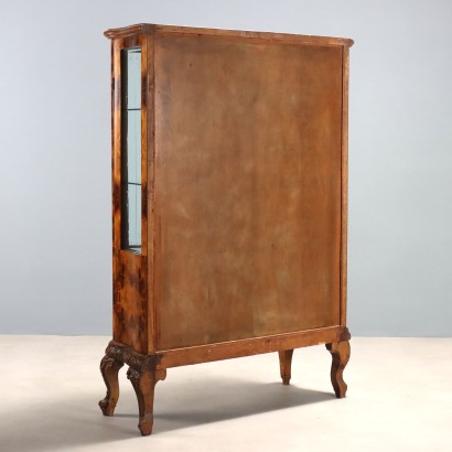 SHOWCASE, Showcase veneered in walnut burl