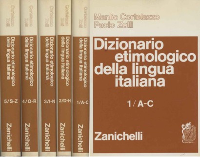 Dizionario etimologico della lingua italiana (5 Volumi)