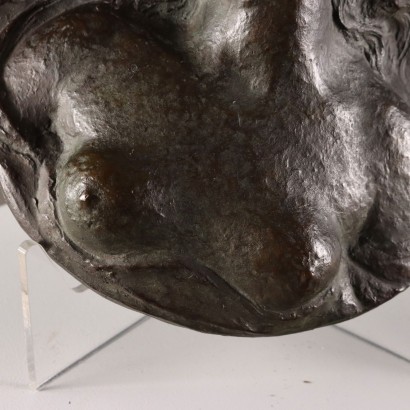 Pair of Bronze Panels Signed G