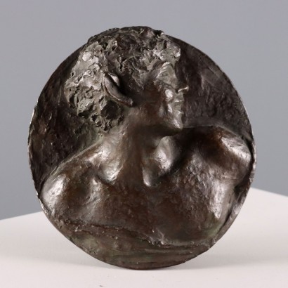 Pair of Bronze Panels Signed G