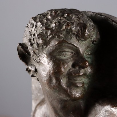 Pair of Bronze Panels Signed G