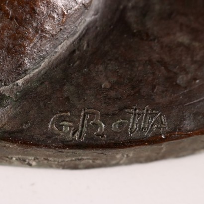 Pair of Bronze Panels Signed G