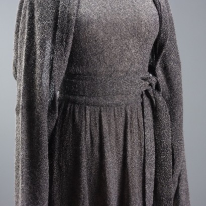 Vestido midi de mohair de Giorgio Armani