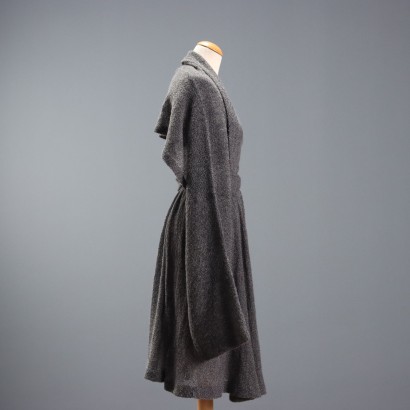 Vestido midi de mohair de Giorgio Armani