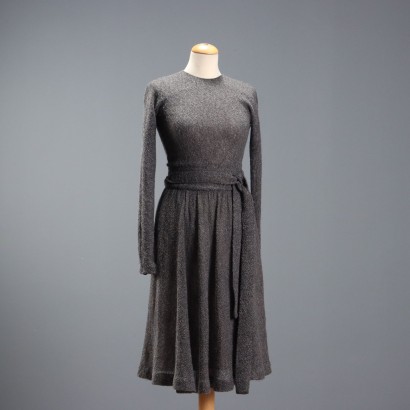 Vestido midi de mohair de Giorgio Armani