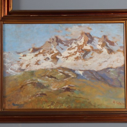 Painting by Alessandro Catalani, View of the Matterhorn, Alessandro Catalani, Alessandro Catalani, Alessandro Catalani
