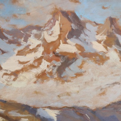 Painting by Alessandro Catalani, View of the Matterhorn, Alessandro Catalani, Alessandro Catalani, Alessandro Catalani