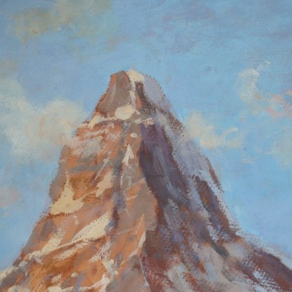 Painting by Alessandro Catalani, View of the Matterhorn, Alessandro Catalani, Alessandro Catalani, Alessandro Catalani