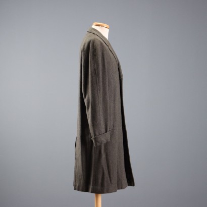 Aquascutum Men's Vintage Coat in Twee