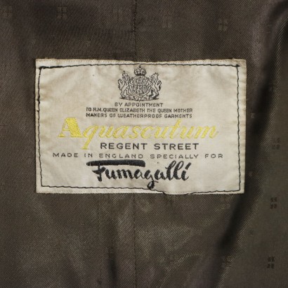 Aquascutum Men's Vintage Coat in Twee