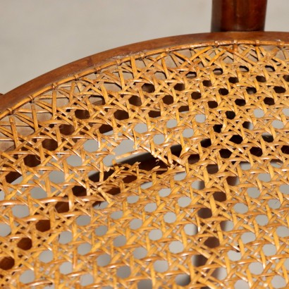 Chair, Thonet armchair in curved beech tin