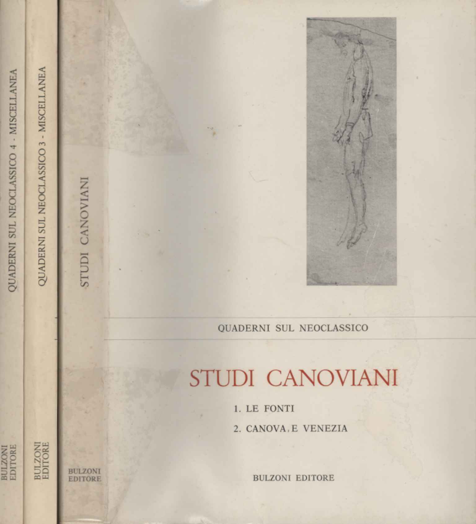 Canova Studies (Volumes 1 and 2) Miscel, Canova Studies (Volumes 1 and 2) Miscel, Canova Studies. Miscellany (3 Volumes)