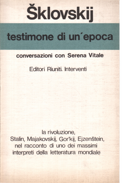 Testimone di un'epoca