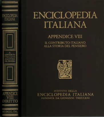 Enciclopedia italiana di scienze, lettere ed arti. Il contributo italiano alla storia del pensiero. Appendice VIII (Diritto)