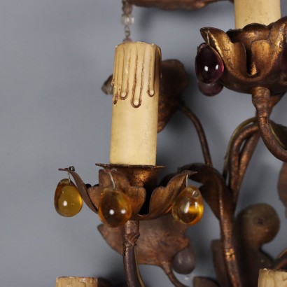 Group 4 wall lamps, Group 4 Iron and Sheet Metal Wall Lamps