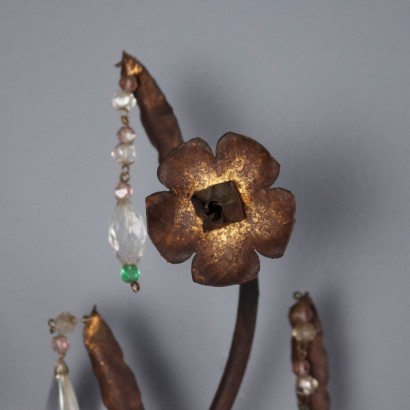 Group 4 wall lamps, Group 4 Iron and Sheet Metal Wall Lamps