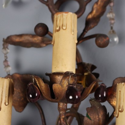 Group 4 wall lamps, Group 4 Iron and Sheet Metal Wall Lamps