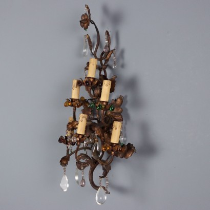 Group 4 wall lamps, Group 4 Iron and Sheet Metal Wall Lamps