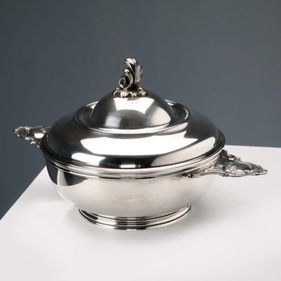 925 Silber Gemüseschale