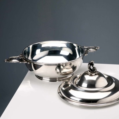 Gemüseschale aus 925er Silber