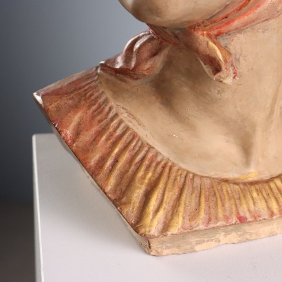 Terrakotta-Gesicht eines Bürgers