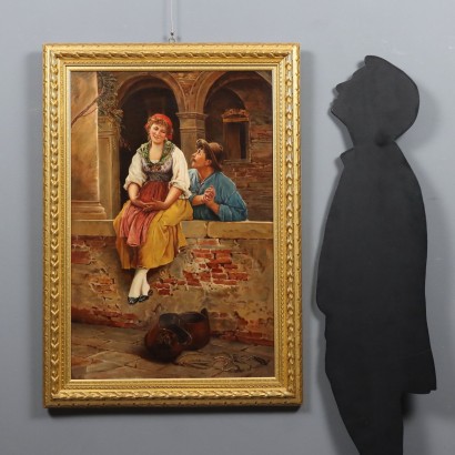 Gemäldekopie von Eugene Von Blass, The Proposal, Eugene Von Blaas, Eugene Von Blaas, Eugene Von Blaas, Eugene Von Blaas